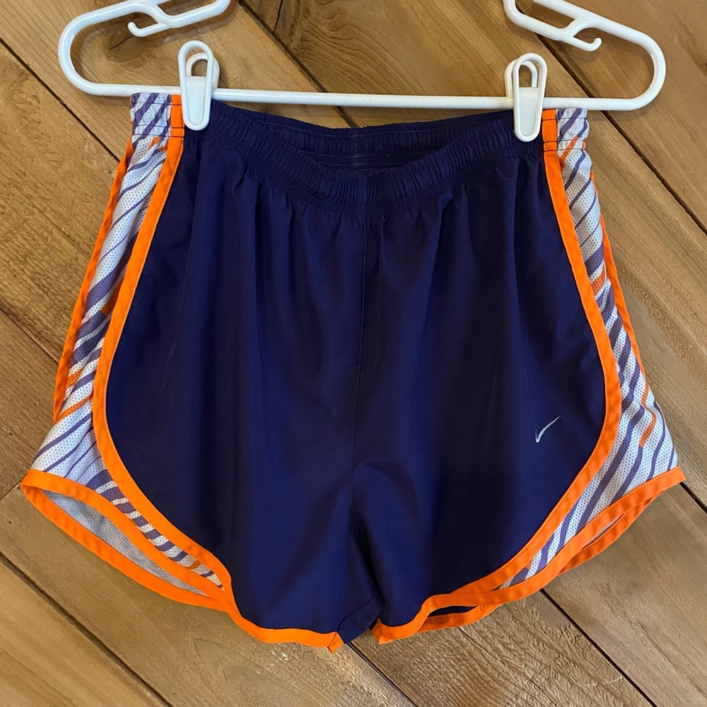 Nike Dri Fit Purple Orange  Running Shorts Medium